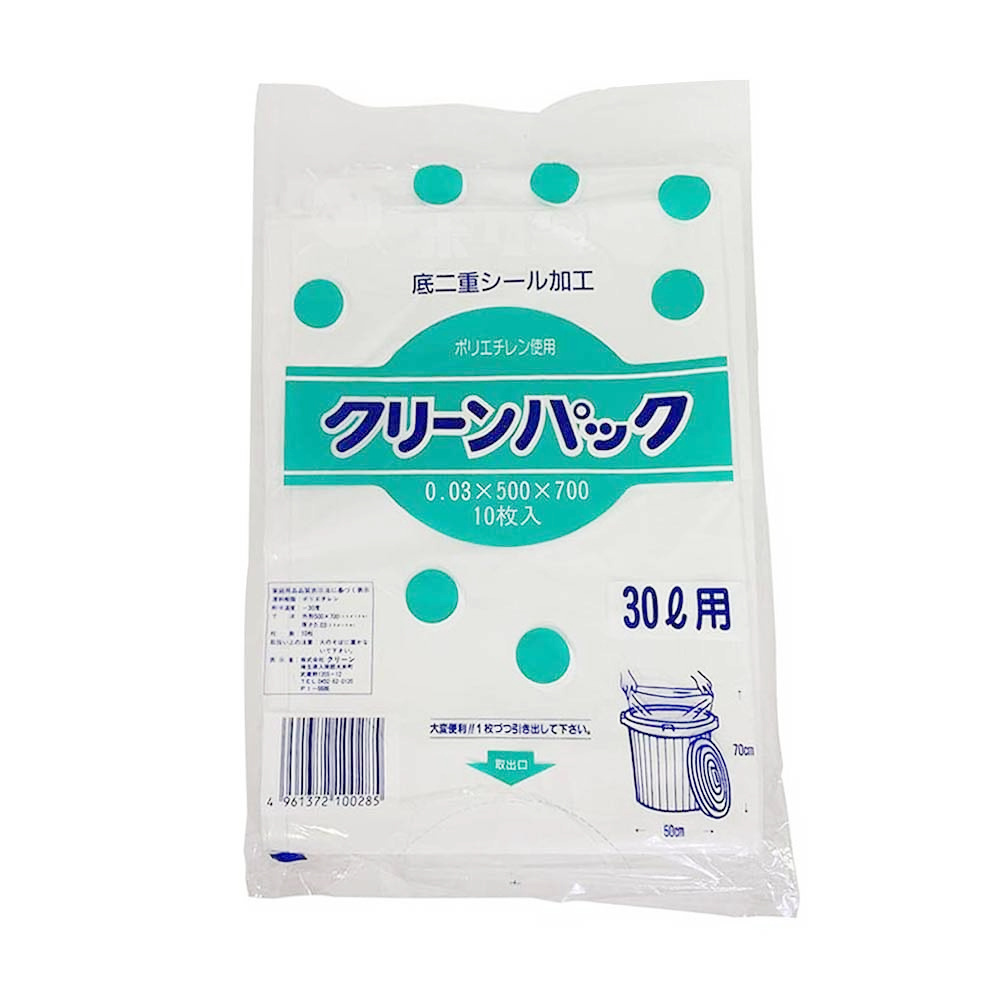 ꡼ѥå ȾƩݥ 30L 0.03mm 500 Բġ